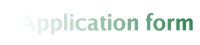 APPLICATION FORM
